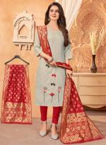 Handloom Slab Beige Festival Wear Weaving  Readymade Kurti Set